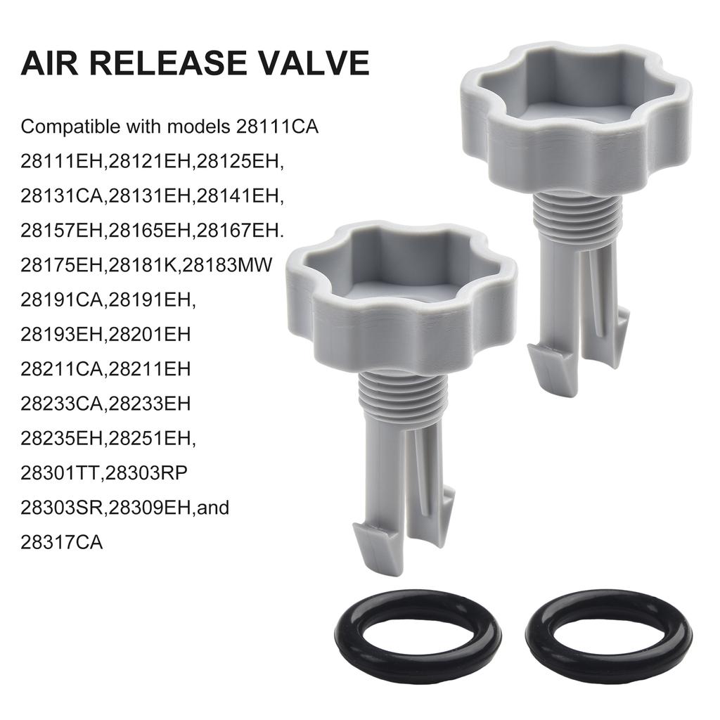 2pcs Air Release Valve With O-Rings For Filter Pumps Exhaust Valves 10460 10264 For Intex Swimming Pool Replacement Part