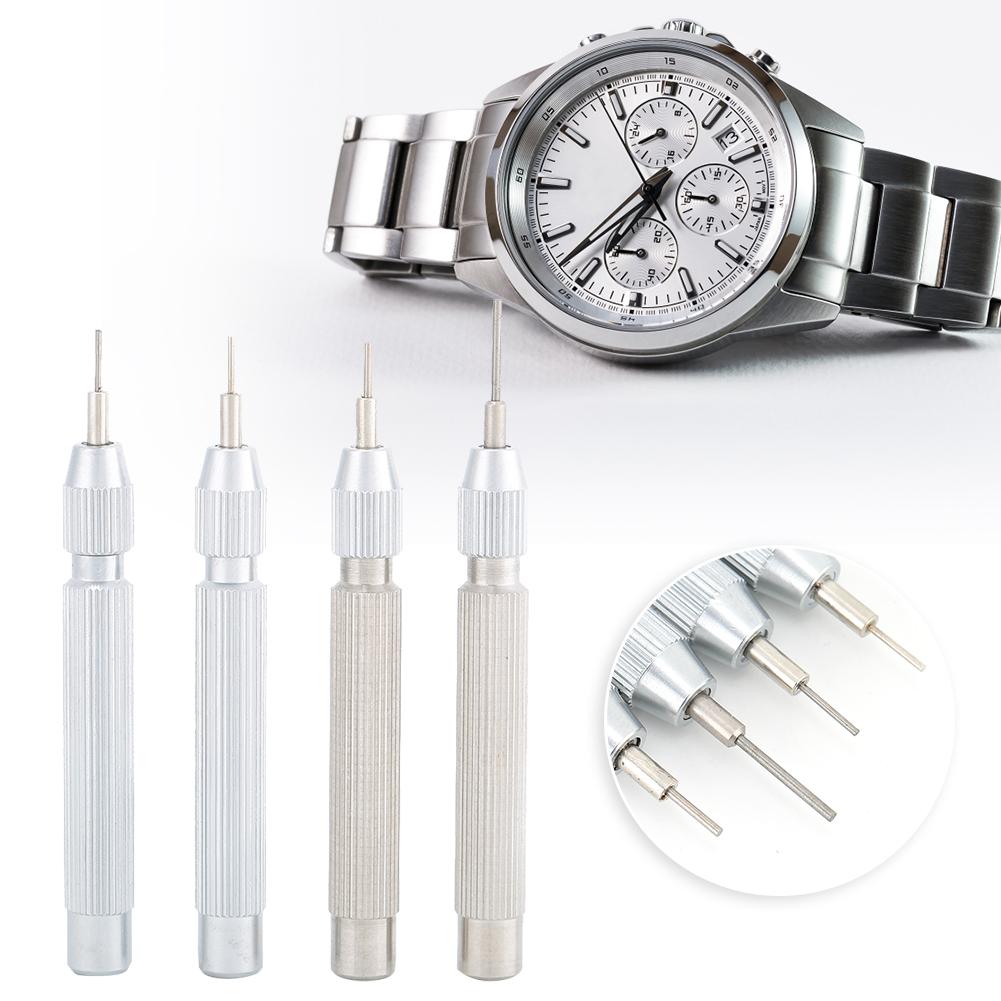 4pcs Stainless Steel 0.7 0.8 0.9 1.0 Watch Punch Watch Band Link Pin Remover Tool