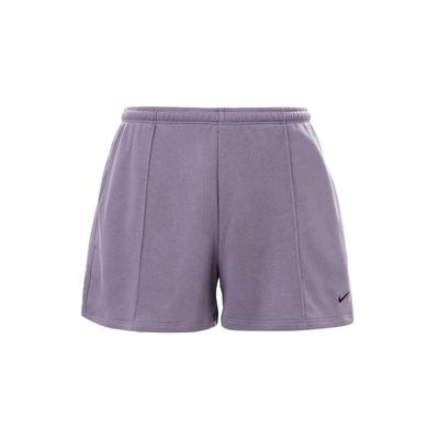 Breathable Solid Color Sports Knitted Casual Shorts Women Shorts Purple HF6941-509