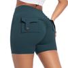 Damen High Waist Peach Cargo Leggings: Elastische, Hüfthebende, Schnelltrocknende Yogahose zum Laufen und für Fitness