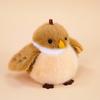 Collection Elf Bird Dolls Key Ring Fluffy Animal Birds Bag Pendant  Backpack Decoration