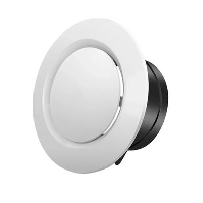 1pc 75-200mm Round Air Vent Extract Valve Grille Exhaust Hood  ABS Air Vent Extract Valve Grille Ducting Ventilation Cover