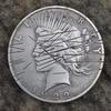 Dark Knight Harvey, 1922, American Statue of Liberty, Antique Double-sided Head, Commemorative Coin, Silver Dollar, Double-sided Coin