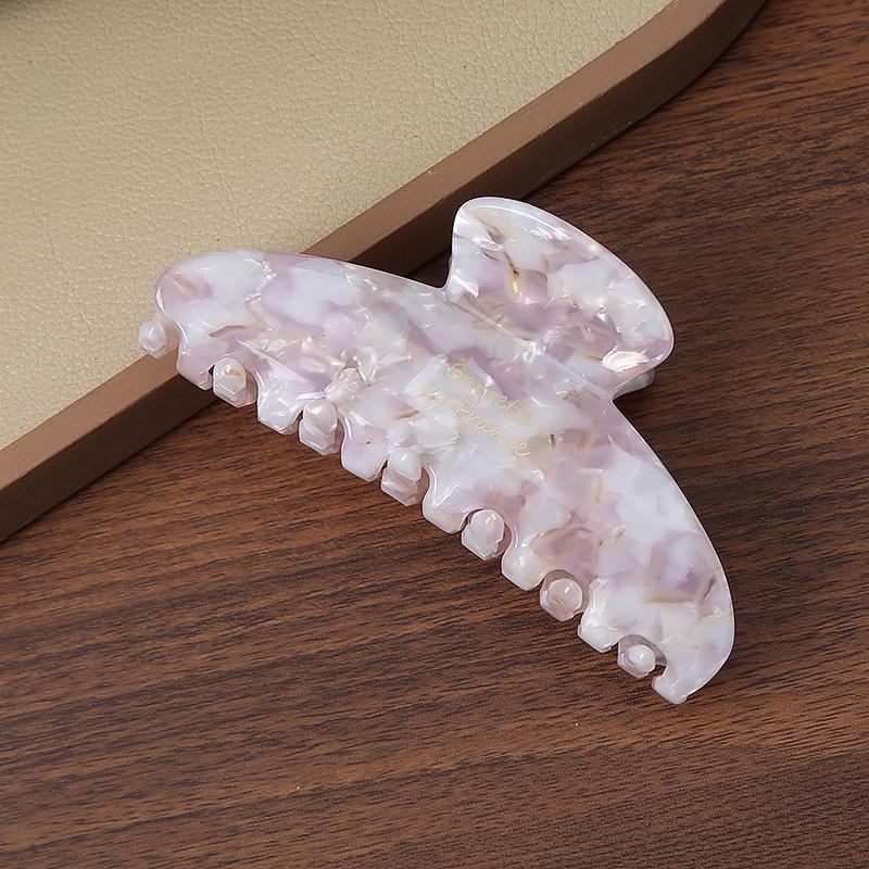 Acetate Large Hairpin Personalized Back Head Ponytail Disc Hair Shark Clip Headgear Fashionable Versatile Grab Clip Hair Accessories