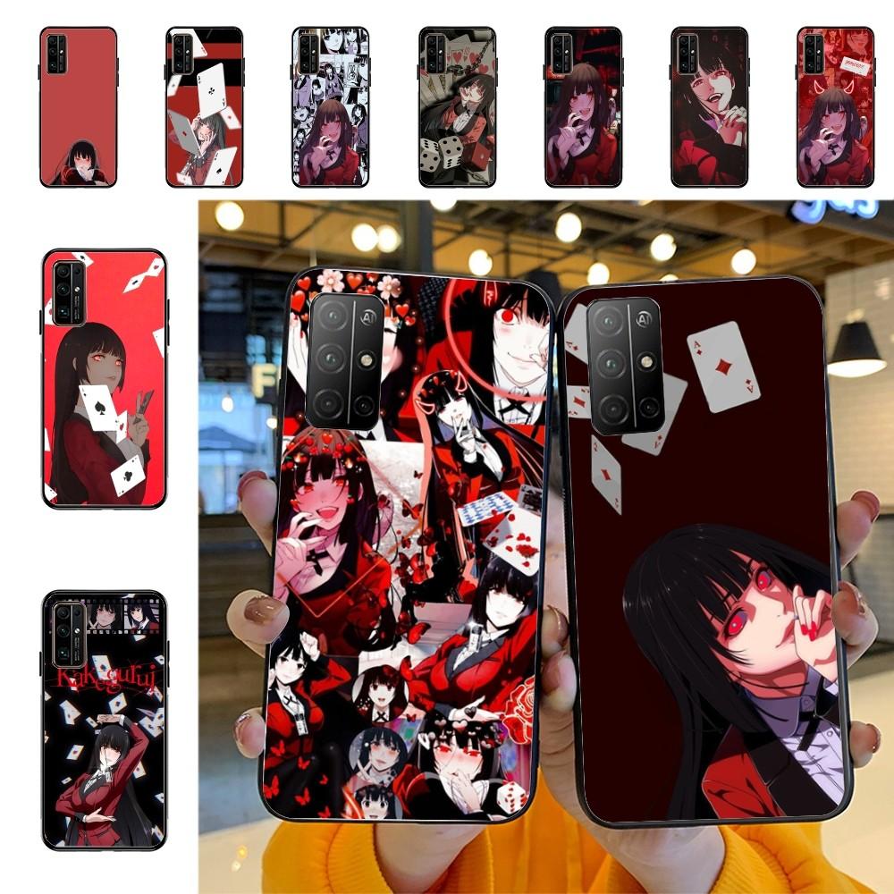 Japanese Anime Kakegurui Jabami Yumeko Phone Case For Huawei Y9 6 7 5 Prime Enjoy 7s 7 8 plus 7a 9e 9plus 8E Lite Psmart Shell
