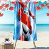 Super Wings Print Beach Towel, Large Soft Quick Dry Towel for Beach Camping Swimming