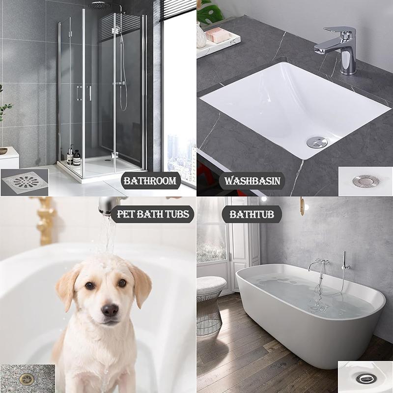 Disposable Anti-Blocking Filter Mesh Hair Catcher Stopper Shower Drain Cover Kitchen Bathroom Sink Blocker