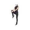 Nike Solid Color High Waist Split Hem Knitted Sports Pants Women Bottoms Black FN4149-010