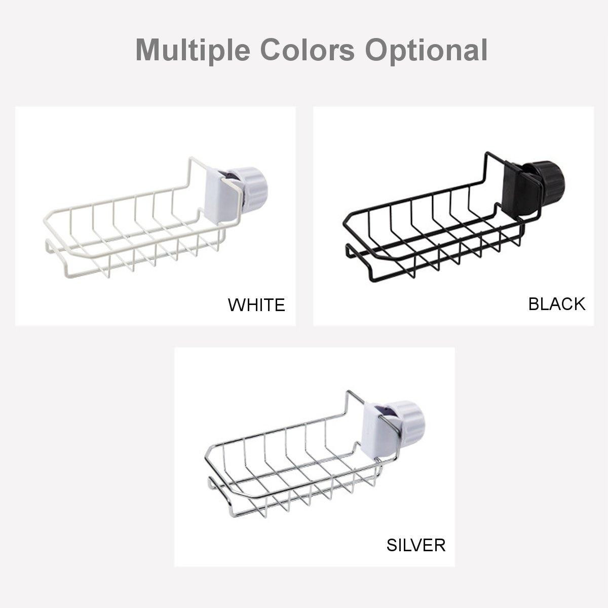 Faucet Iron Holder Bathroom Hanging Basket Kitchen Sink Rag Drain