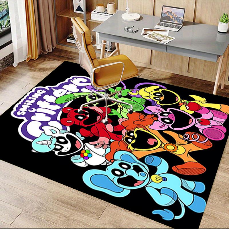 Critters Party Carpet For Playroom Bedroom Living Room Sofa Home Decorkids Game Area Rug Nonslip Floor Mat