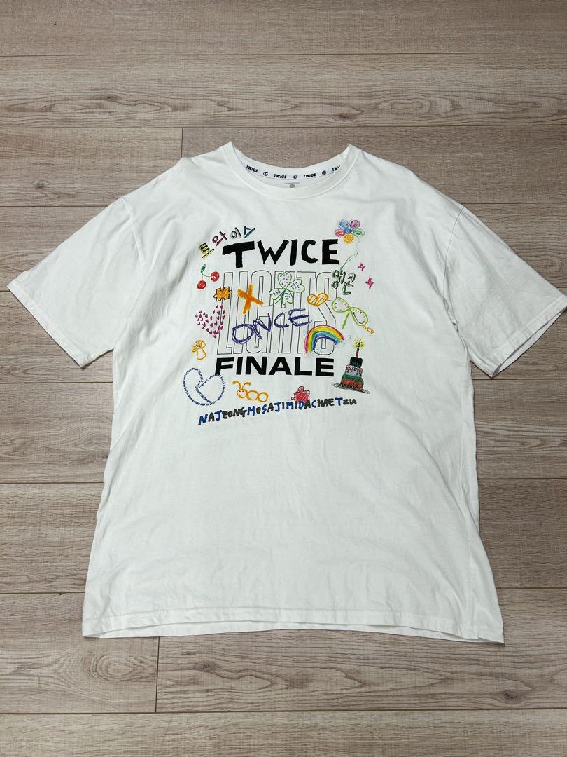 

[USED] TWICE LIGHTS FINAL Korea limited T-shirt XL size