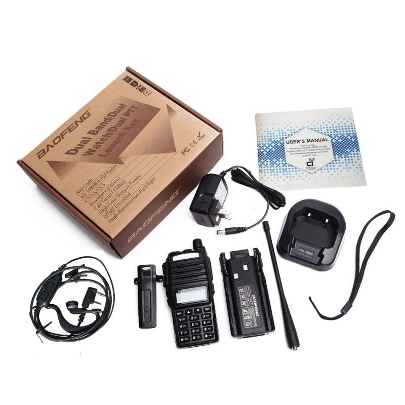 

BaoFeng UV82 двухдиапазонная 8 Вт мощная уличная рация с двумя дисплеями