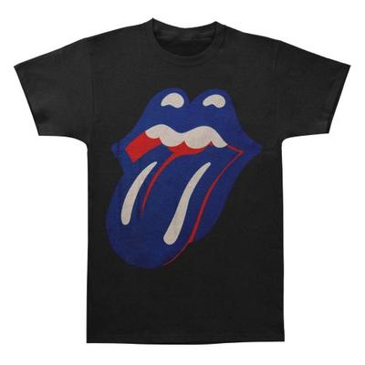 The Rolling Stones Unisex Yetişkin Mavi ve Yalnız Klasik Tişört