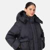 Levi's Puffer Jacket WESTERN Insulated Puffer Detachable Hood Bubble Short Jacket Women's A8527-0003 US M