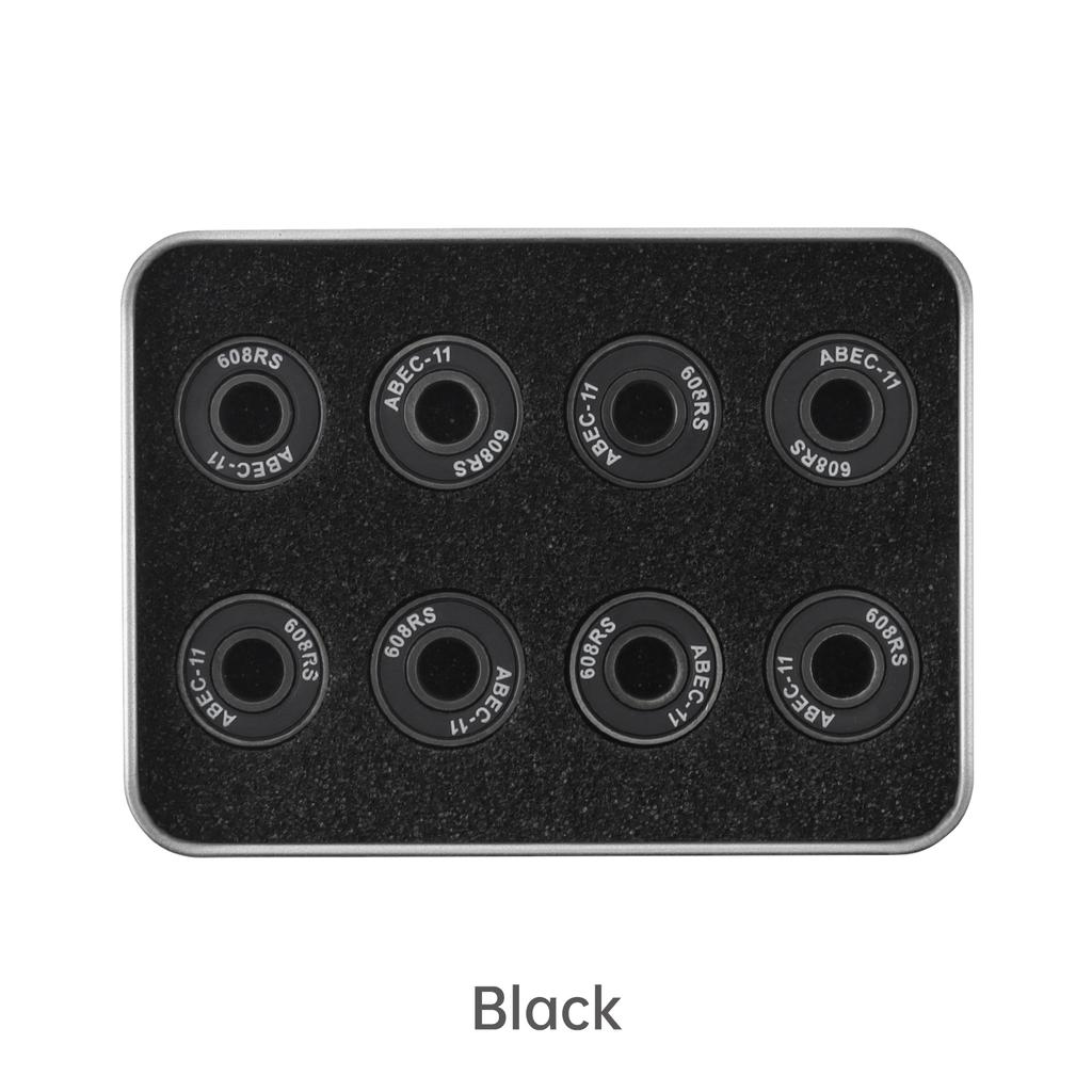 8PCS ABEC-608 High Speed Bearings, Pro Skate Wheel Bearings with Case, Compatible with Skateboard, Longboard and Scooter