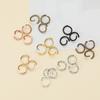 200pcs/Lot 4/5/6/8/10mm Iron Open Ring Split Rings Connectors for Bracelet Necklace Earrings DIY Jewelry Making Accessories