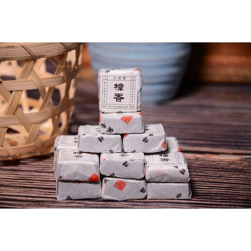 500g Camphor Puerh Ripe Tea Small Square Brick Yunnan Mini Small Tuo Menghai Tea