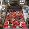 Arsenal Customizable Name Floor Rug Office Rug Suitable for Dining Room Entryway Game Room Playrooms Antislip Carpet Decorate Offices