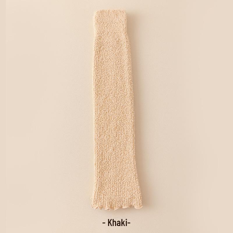 Women's Knee-Length and Over-the-Knee Plush Winter Socks, Thickened for Warmth