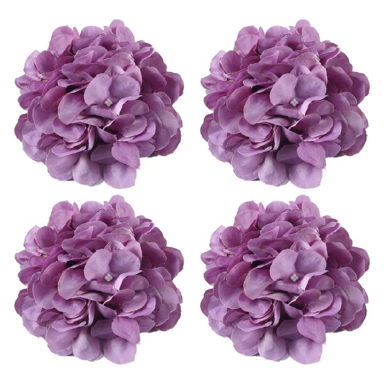 4Pcs Curtain Flower Tiebacks Rope Romance Elegant Artificial Florals Drapery Holdback Ties Straps for Home Decoration