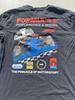 Men's F1 T-Shirt Black Spell-Out L M Race Motorsport Perform Speed Grand Prix
