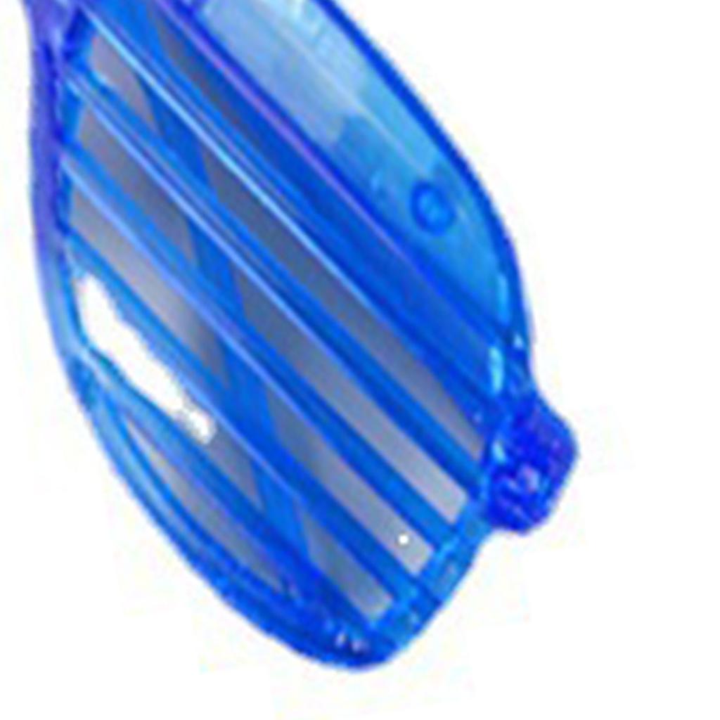 LED Sonnenbrille Leuchten im Dunkeln Blinkende Leuchtende Shutter Shades Brille für Halloween Party Blau