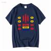 Kitt Cockpit Michael Knight Hasselhoff Fahrer LED 80er Kult Trans Am T-Shirt Vintage Gewaschenes Oberteil für den Alltag Lässig