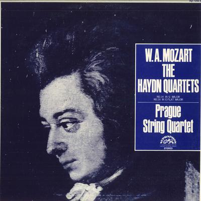 LP Record PRAGUE STRING QUARTET - Mozart: String Quartet No. 14 In G  OQ7256S SUPRAPHON Japan Classical Used