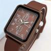 Neue Mode Damenuhr Sportliche Quadratische Damen-Silikonuhrarmband Modisches Geschenk Armbanduhr Gelee-farbene Studentenuhren