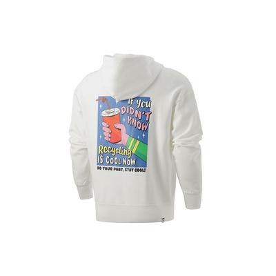 Puma Мужская толстовка с капюшоном Solid Color Fun Print Белый 531429-02
