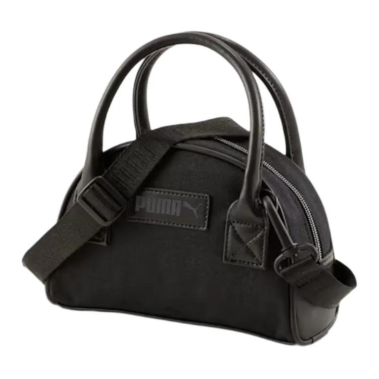 Puma Minimalist Fashion Fabric Crossbody One Shoulder Handbag Unisex Black (Unisex) Handbags 078342 01