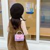 Charming Mini Butterfly Knot Chain Shoulder Bag For Kids With Pearl Handle
