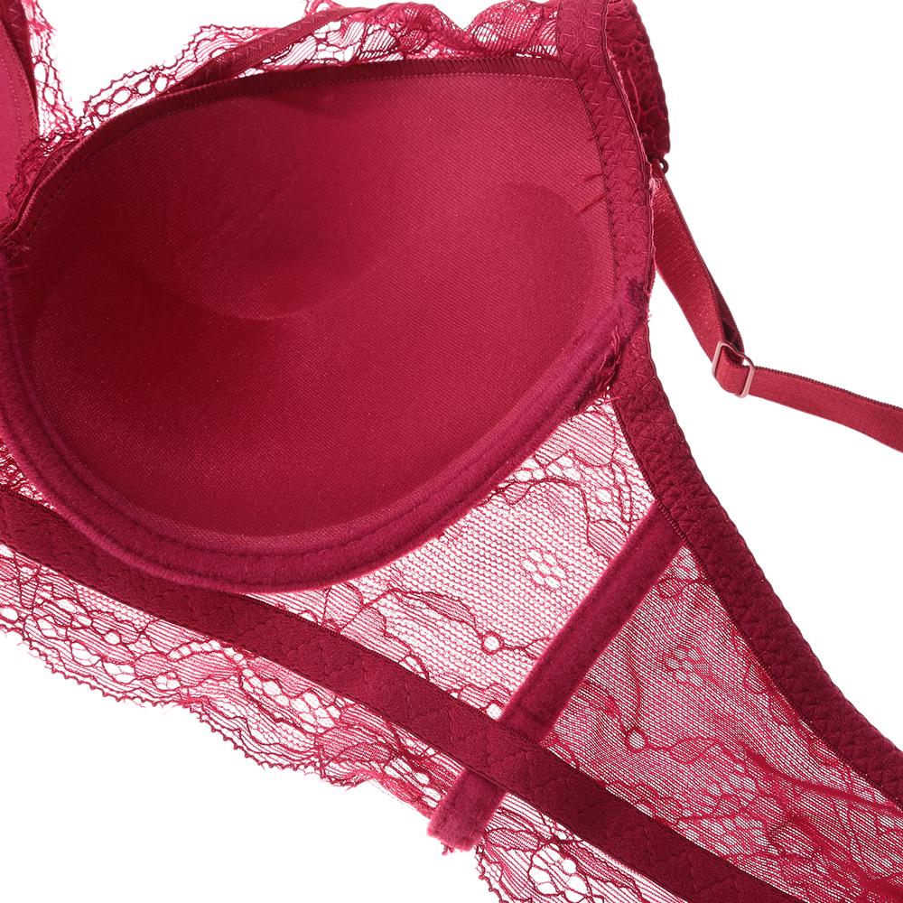 Artdewred Sexy Push up Bra Set Lace Hollow out Bralette Underwear Panty Set Women Bra Brief Sets