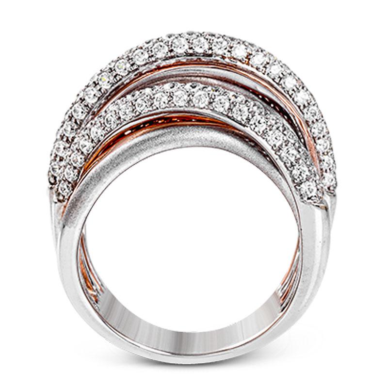 New New Fashion Cross Twine Finger Ring for Women Luxury 3 Rows X Shape Metallic Female Party Anniversary Rings Jewelry