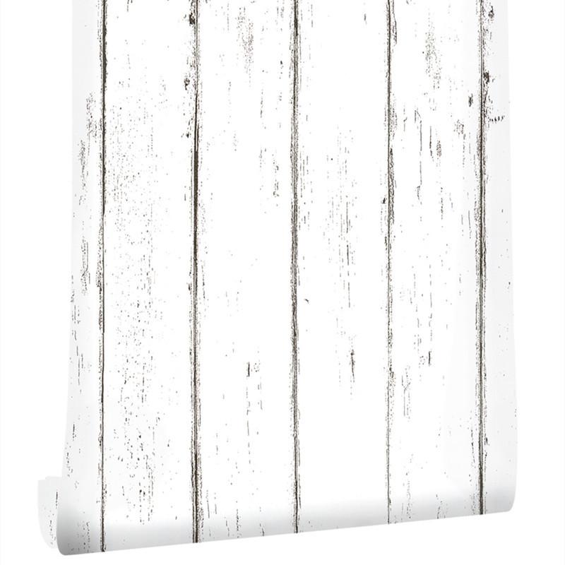 Blue Wood Vinyl Self Adhesive WallPaper For Living Room Bedroom Furniture Home Walls Decor 17.7"x19.ft DIY contact paper sticker