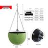 Hualongdun Rattan Self-Watering Hanging Planter