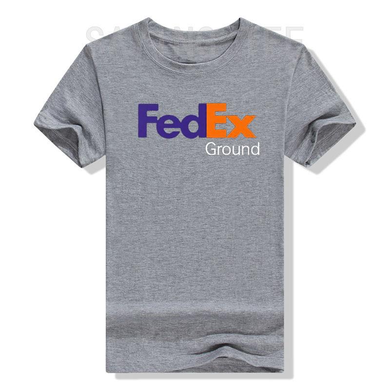 FedEx Unisex Mode Kurzarm Rundhals T-Shirt Grafik-Tees Lässig für Männer Frauen Lustige Blusen Baumwolle Arbeitskleidung Geschenke