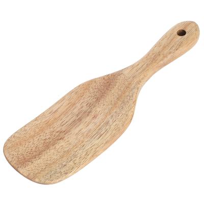 Tik Spatula Düz Şekil Gıda Sınıfı Ahşap Ev Mutfağı Pişirme Spatulası(20.5x6cm )