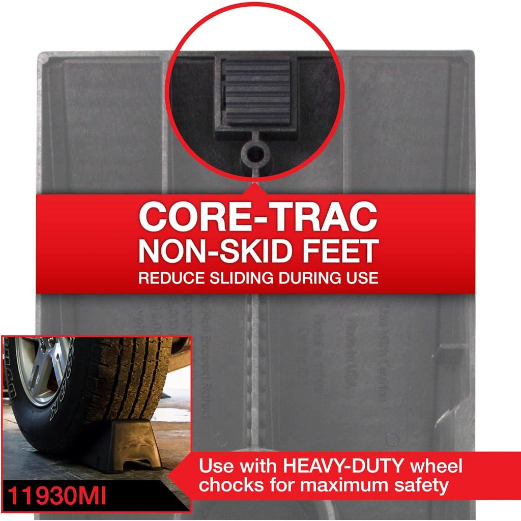 2pcs Car Ramps Heavy Duty Durable Plastic Car Ramp Car Vehicle Truck Threshold Ramp Kit Car Maintenance Ramp