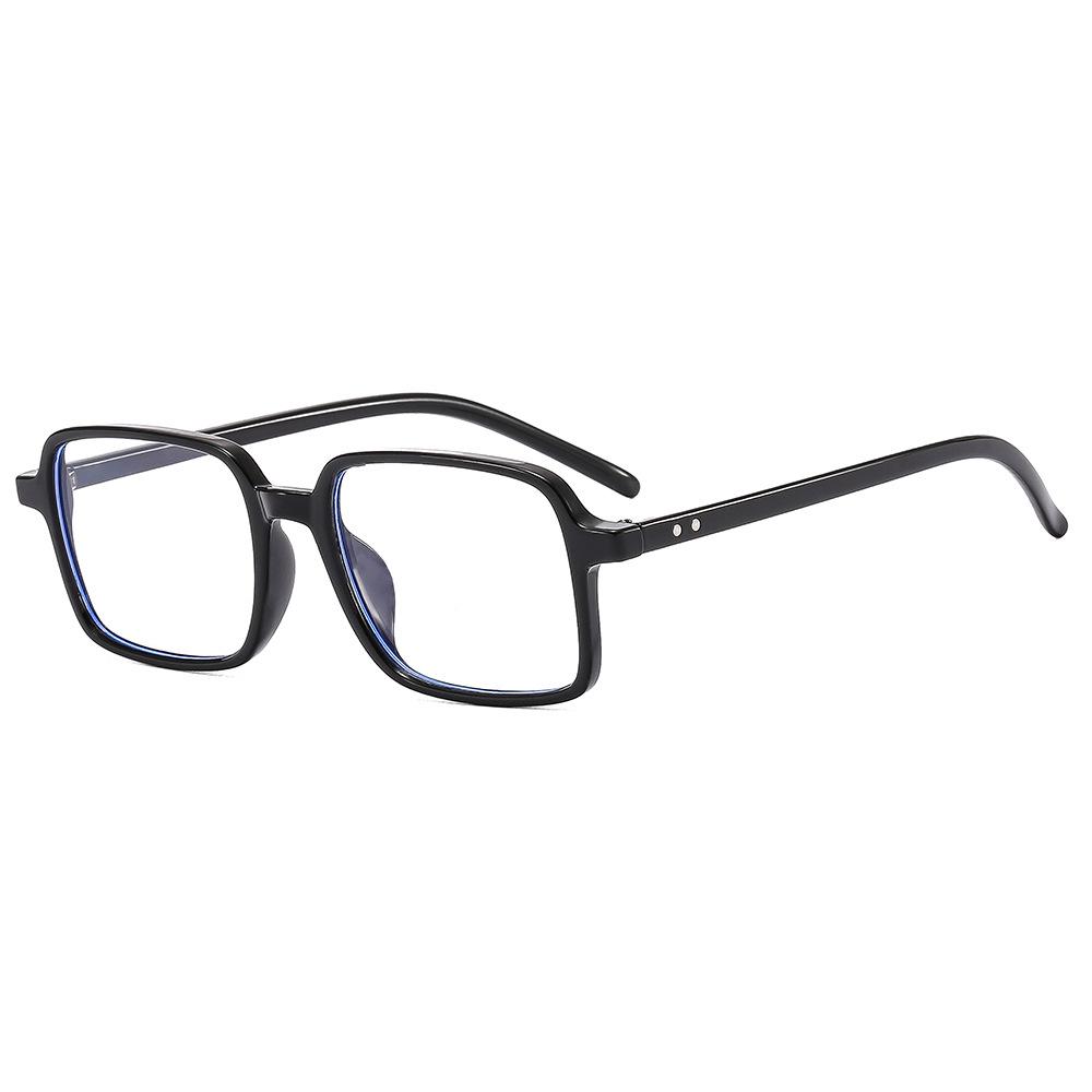 Avant-Garde Anti-Blue Light Glasses: Square Frame Trendy Eyewear Anti-Blue Light яркий черный рамы