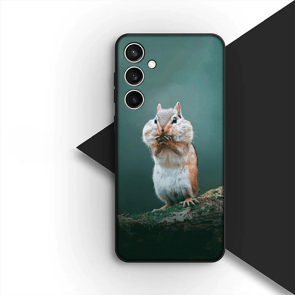 

Sika deer Squirrel Silicone Cover for Apple iPhone 17 Pro XS Max Air XR 6 Plus X 5 + SE 2022 SE2 6+ Coque Phone Case iPhone17 Pro Max