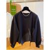 Women S Plus Size Loose Fit Irregular Design Sweatshirt