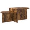 Coffee Table Smoked Oak 100 X 50 X 40 Cm Engineered Wood