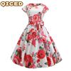 Fashion Summer Spring Short Sleeve O-Neck Casual Dresses