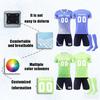 Men Soccer Uniform Set with Short Sleeve Jersey Shorts and Long Socks Breathable Quick Dry Athletic Training Outfit for Sports Teams and Individuals