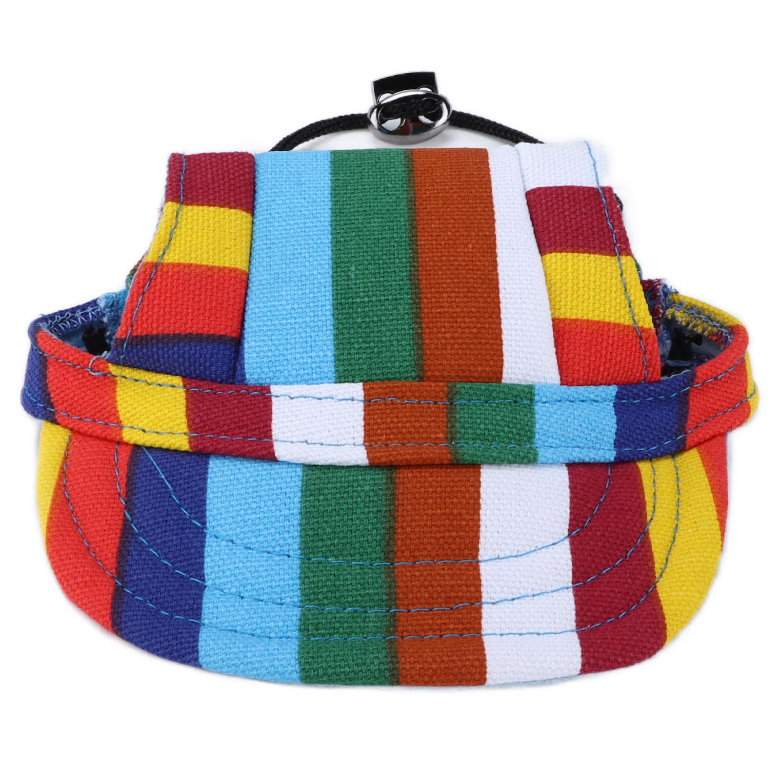 

Бейсбольная кепка для собак, регулируемая бейсбольная кепка для защиты от солнца для занятий спортом на открытом воздухе с шейным ремешком для S(for 2-4kg)