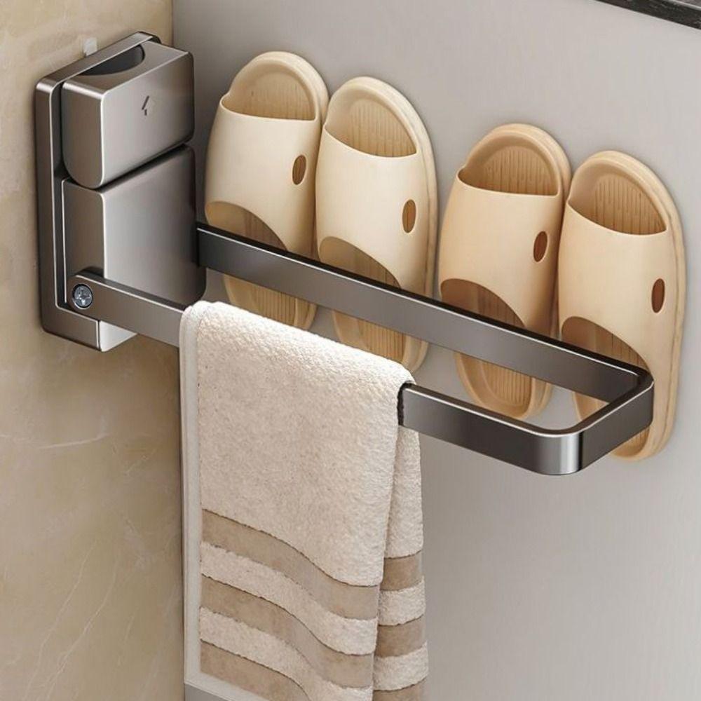Space-Saving Suction Cup Towel Holder Moisture-Resistant No-Drill Towel Hanger  Balcony