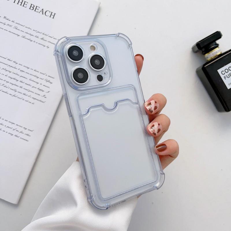 Suitable 16pm Apple Phone Case New Card Insertion Protective IPhone 15promax Anti Drop Bag