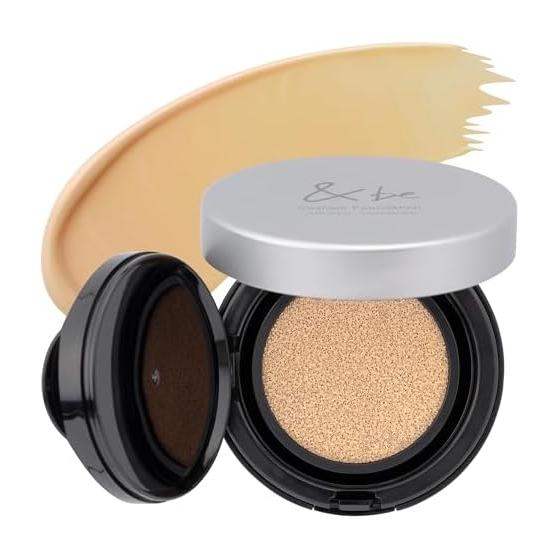 [Official] &be Cushion Foundation Light Beige SPF24 PA+++ 12g Creates transparent and glossy skin 1 piece (x 1)