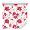 Poppies with Leaves Vintage Wallpaper for Living Room and Bedroom 50x1000